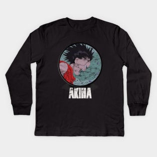 Akira circle Kids Long Sleeve T-Shirt